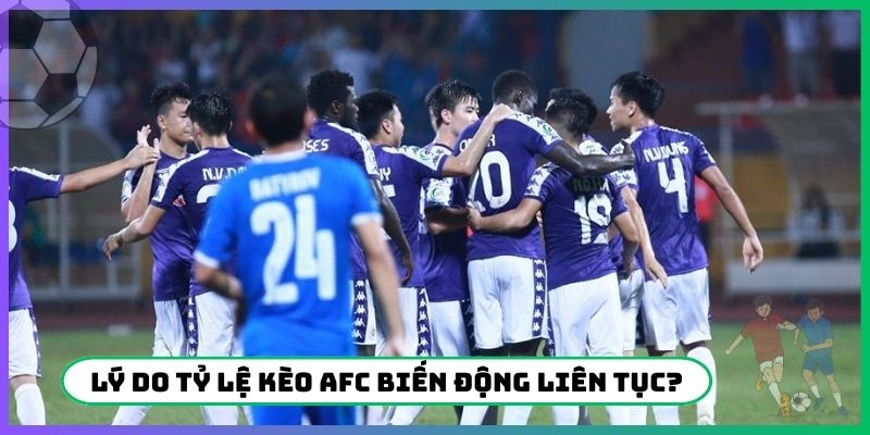Lý do tỷ lệ kèo AFC biến động liên tục?